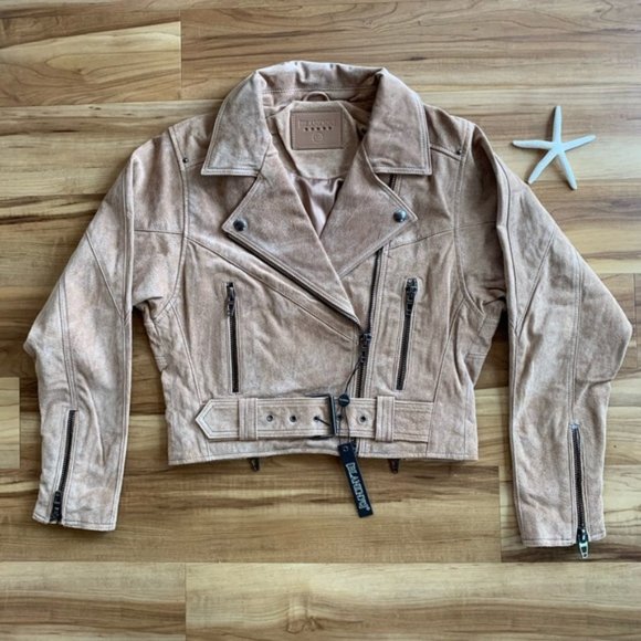 NWT! BLANK NYC Suede Moto Jacket - Picture 1 of 15